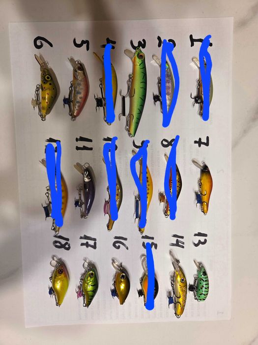 Примаки за пъстърва, клен, костур и др.