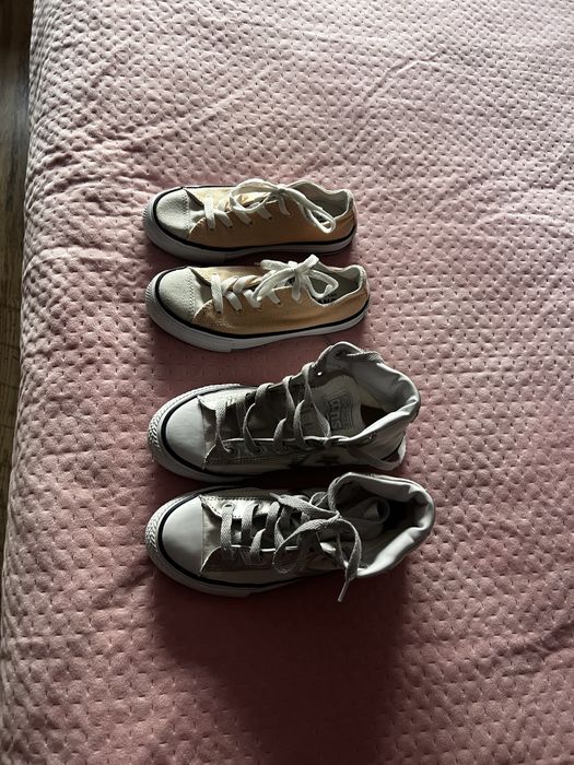 Детски кицове Converse и кожени сандали