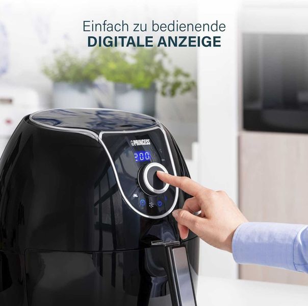 ПРОМО 2г Гаранция Фритюрник с Горещ Въздух Еър Фраер PRINCESS XXL 5.2L