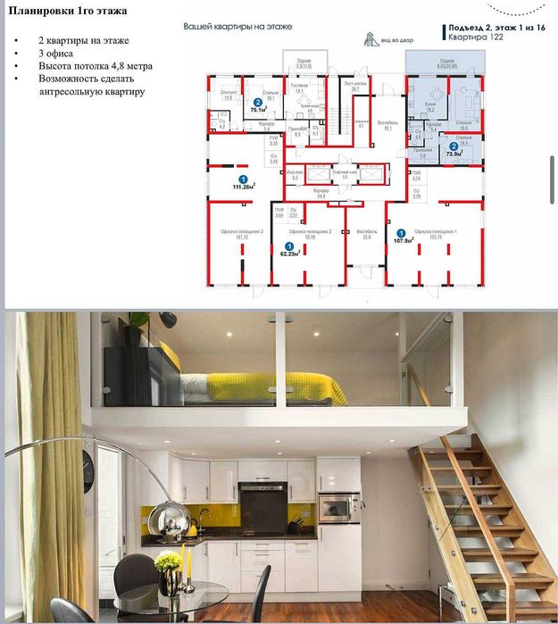Такая квартира всего одна – больше подобных не будет! (Х)