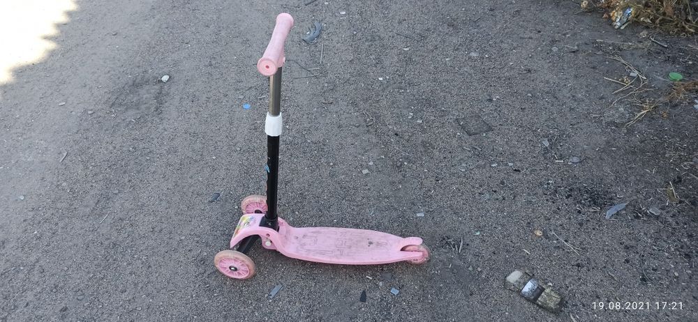 Самокат детский для девочек