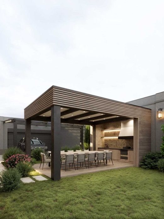 Продается роскошный загородный дом  в скандинавском стиле.