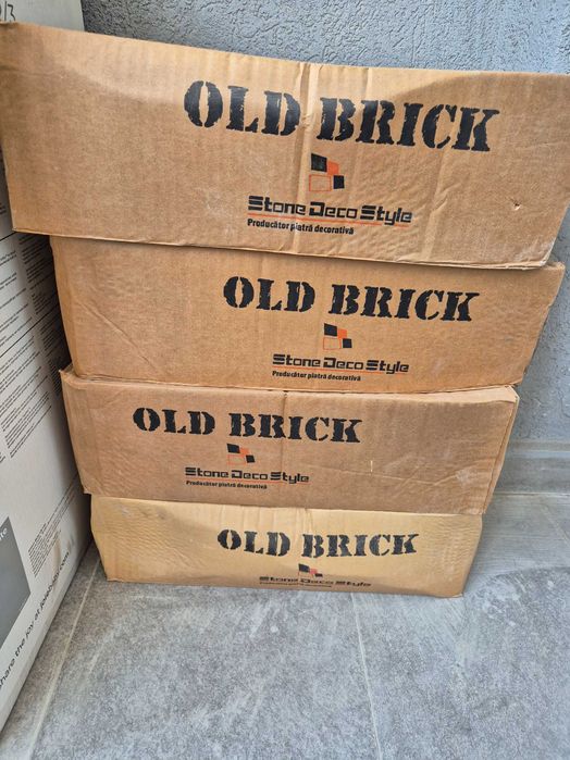 Vând cărămida aparentă/decorativă Old Brick gri