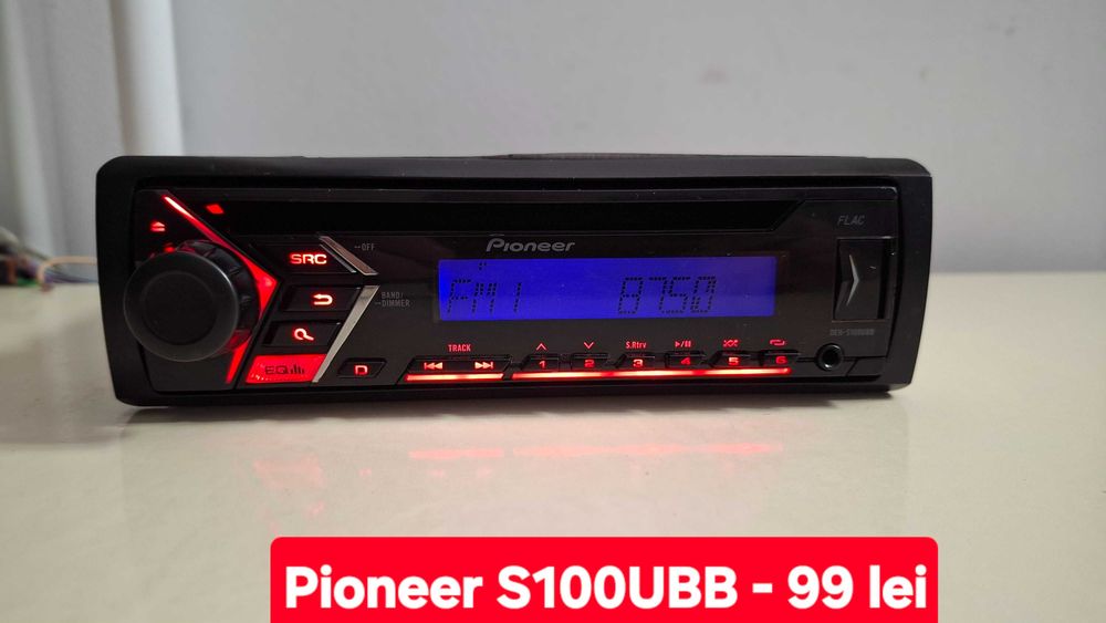 Radio cu USB JVC KD-X30, Pioneer 1500, 1600, 100ubb, 2400ub