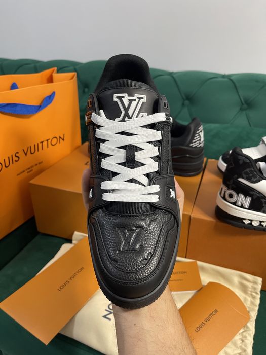 Adidasi Louis Vuitton piele naturala 100% Premium Full Box