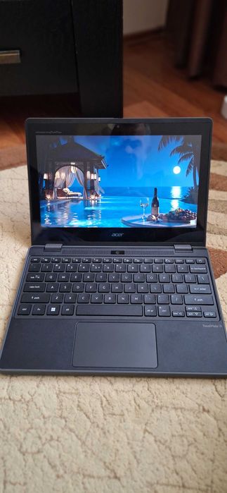 Laptop Acer TravelMate Spin 11 (N100 Quad-Core  8GB RAM  128GB SSD NVMe  Windows 11