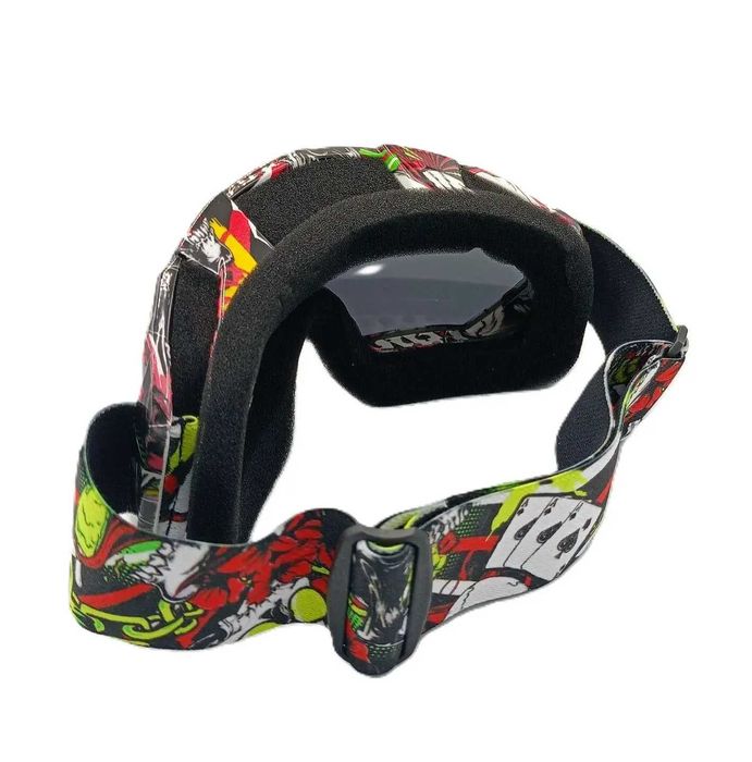 Каска мотокрос атв  с очила комплект