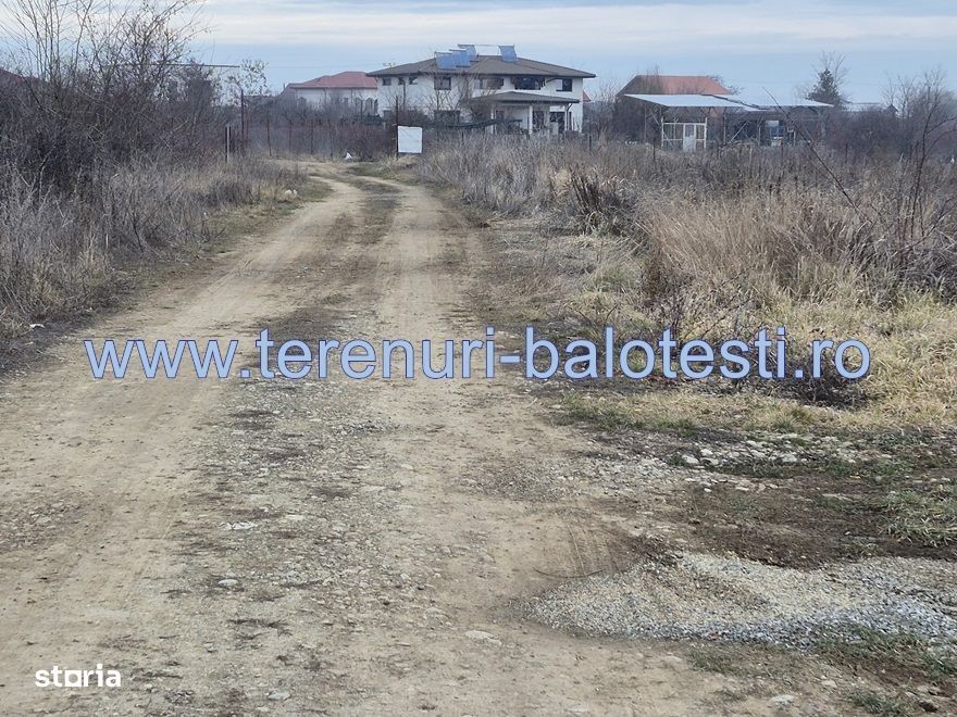Vanzare teren Balotesti,apropiere Dn1 si sens giratoriu, pr