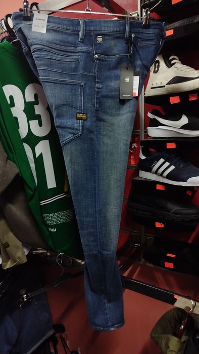 Оригинални дънки G-Star Raw D-Staq W32 W33 W34 W36 нови мъжки тъмни