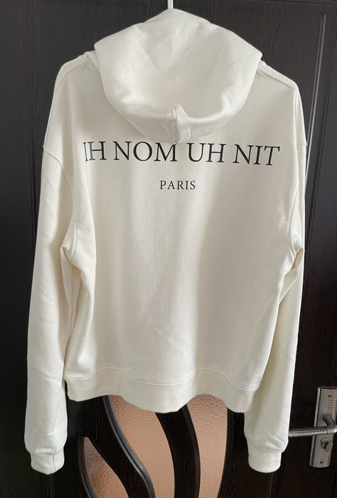 !!REDUCERE!! Hanorac unisex Ih nom Ih nit alb