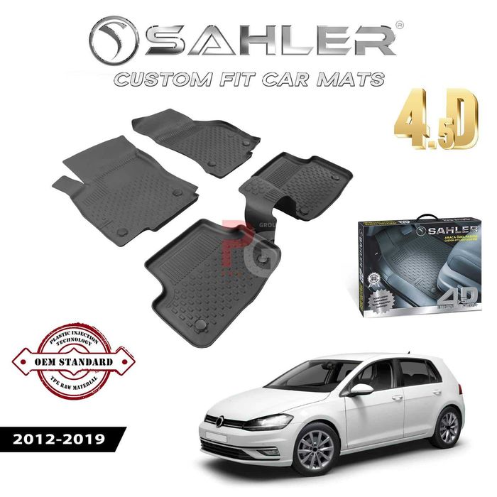 Гумени стелки за VW Golf 7 (2013-2020) / ГОЛФ /