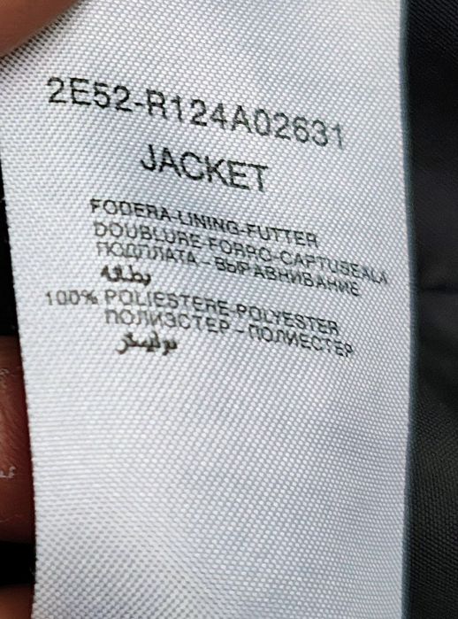 Sacou / Jacket catifea neagra - Motivi