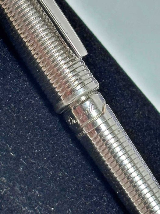 Pix cu bilă S.T. DuPont Diamond Collection, oțel inoxidabil și argint