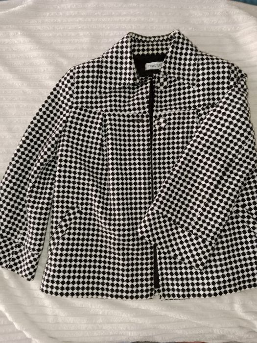 Пиджак (чёрно белый)