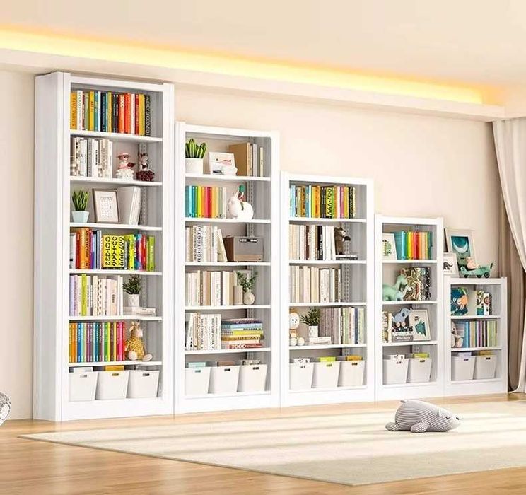 Metall kitob shkafi, har bir javon 70 kg ko‘taradi