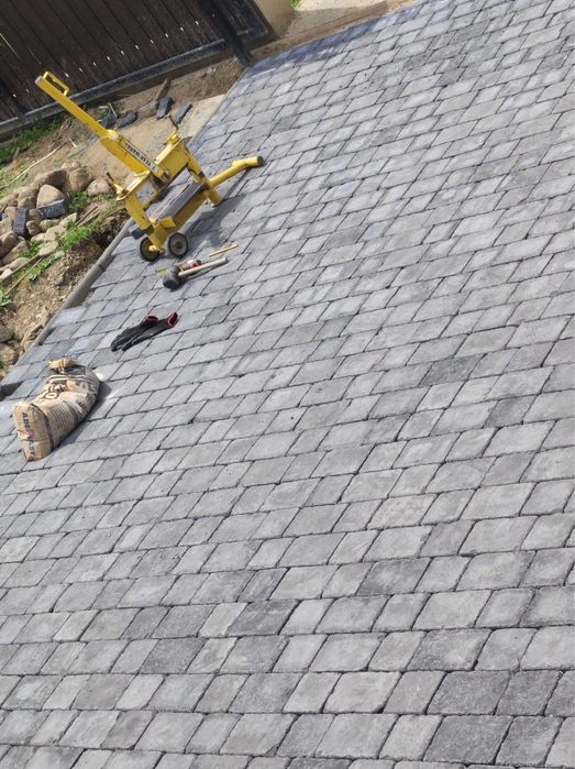 Montaj pavele,piatra cubica si piatra sparta