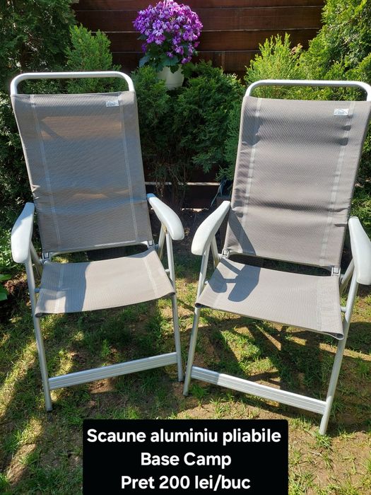 Scaune aluminiu pliabile camping Duckdalf