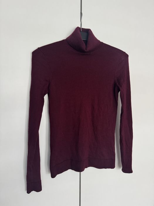 Pulover Zalando bordo  marimea S lana si casmir