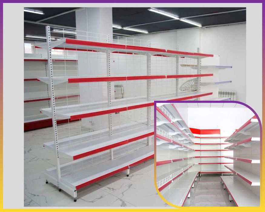 Торговое оборудование для магазина, стеллаж, прилавок витрина shto