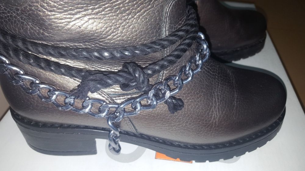 Cizme lungi stil calarie piele naturala 36