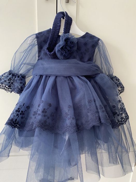 Платье для девочки с повязкой