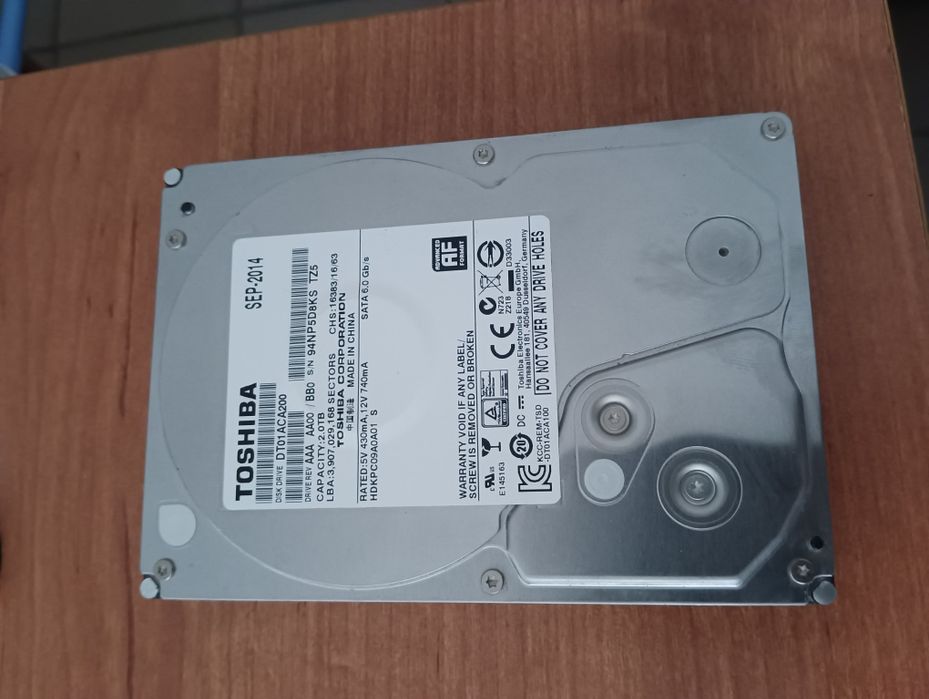 Жёсткий диски 2TB SATA