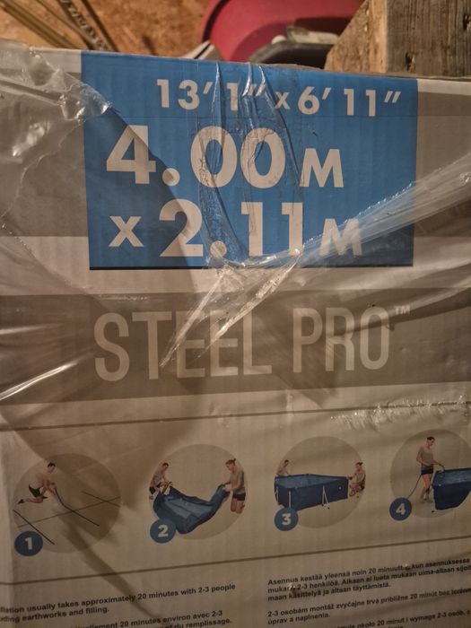 Piscina Bestway  SteelPro dimensiuni: 4x2.1x0.8m