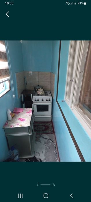 Продаётся 1 ком бывший обшежитья  4 этажный  дом 2 этаж