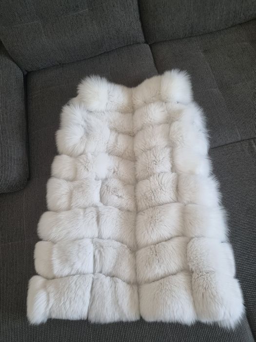 Vesta blana naturala alb pur