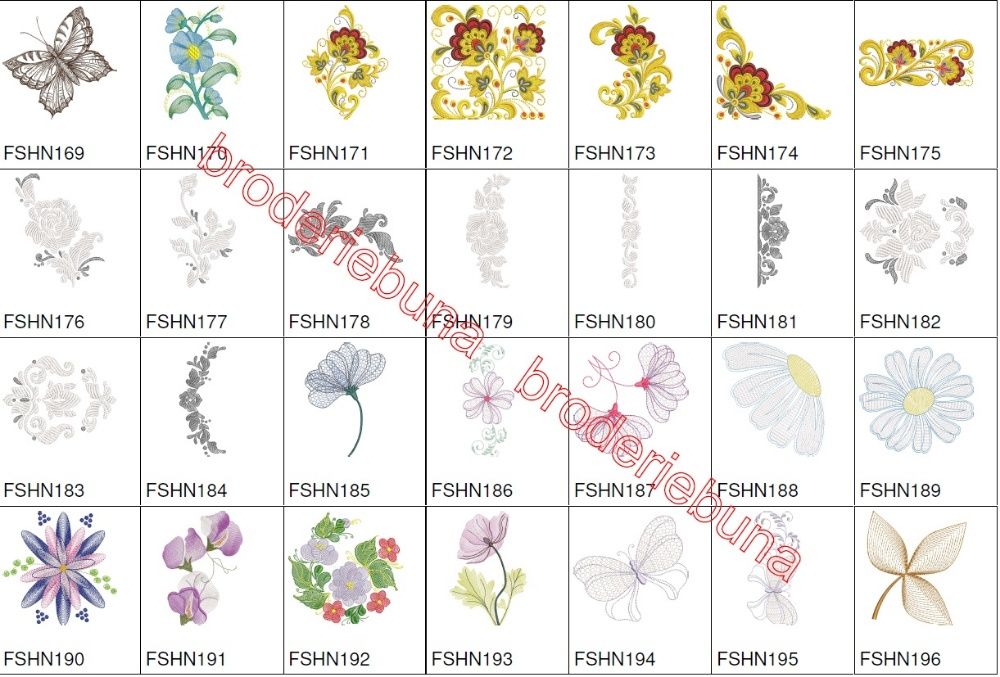 broderii ORNAMENTALE, FASHION si moda, vol. 1, ptr masini BROTHER