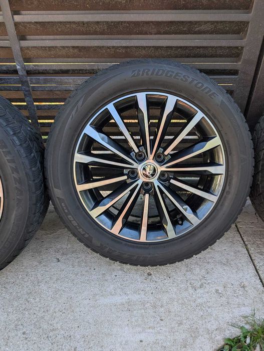 Jante roti iarna ORIGINALE Skoda Kodiaq 5x112 Trinity 235 55 R18