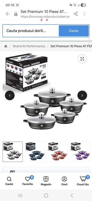 Set oale  Granit Antiaderent ,10 piese !