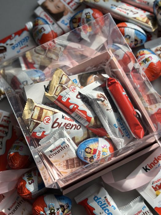 Киндер боксы на 8марта,14февраья