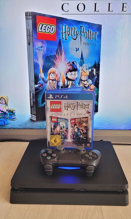 PS4 Slim+ Оригинален Джойстик + 3 Игри на Диск