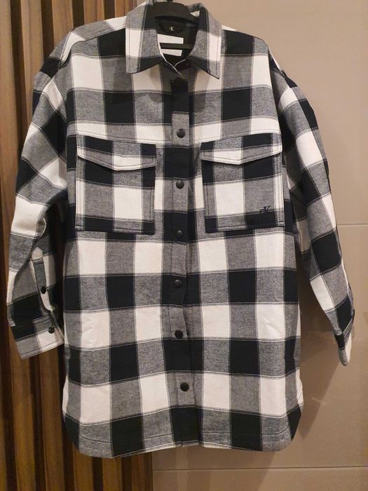 Camasa groasa oversize Calvin Klein