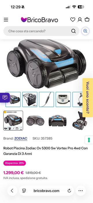Robot pentru piscina