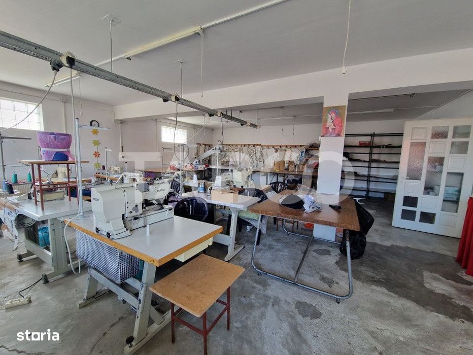 Spatiu comercial 100 mpu CURENT TRIFAZIC locuri parcare Lazaret Sibiu