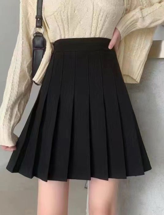 Теннисная юбка черная