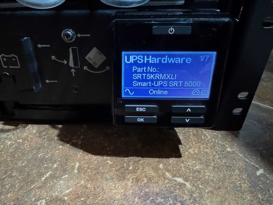 UPS APC SRT Smart-UPS OnLine 4.5kW/5kVA 3U 230V SRT5KRMXLI