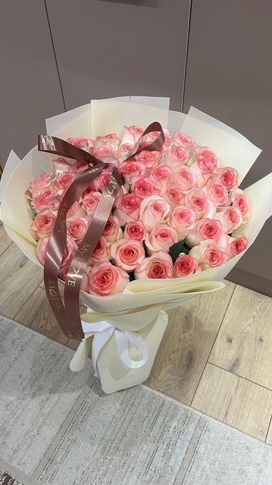 Цветы, букет, 51 роза
