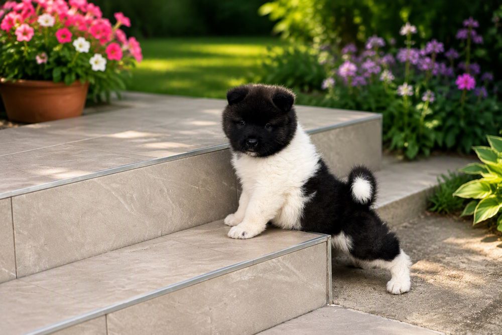 Akita American Mascul Pedigree Tip A Parinti Campioni
