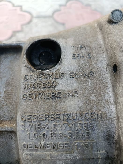 МКПП BMW ZF S5-16 подходит для e30, e28, e34