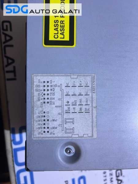 Radio CD Player Audi Concert Fara Safe Code Audi TT MK 2 8J 2006 - 2014 Cod 8J0035186J [B3815]