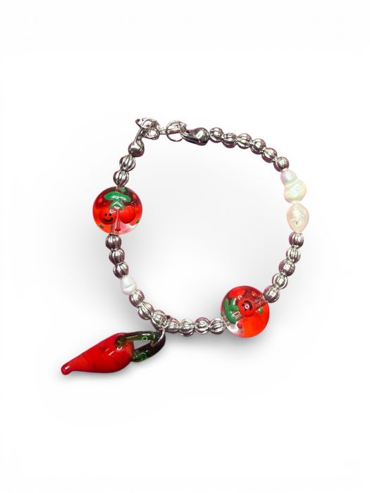 Колиета  ръчна изработка от естествени перли