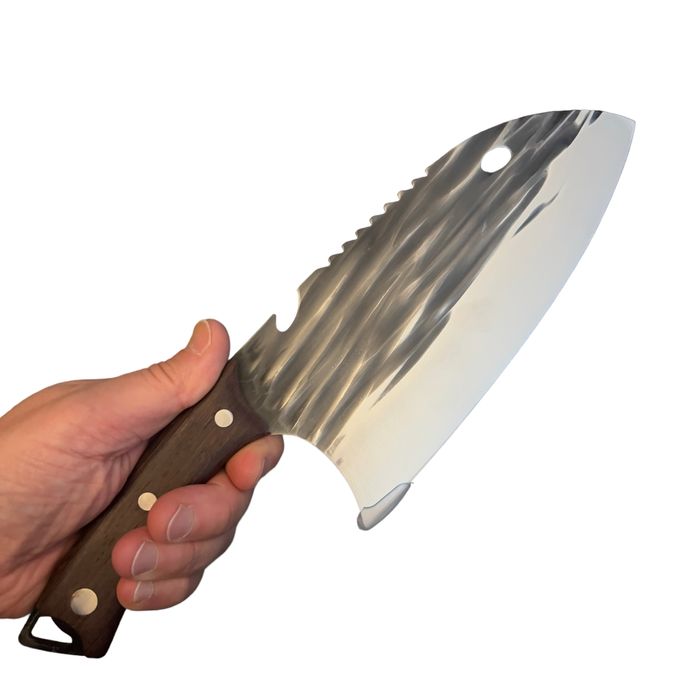 кухненски сатър масивен удобен за месо риба кълцане неръждаема стомана