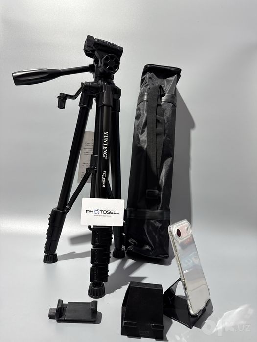 Yunteng Vct690 shtativ . Telefon kriplena va telefon uchun holder
