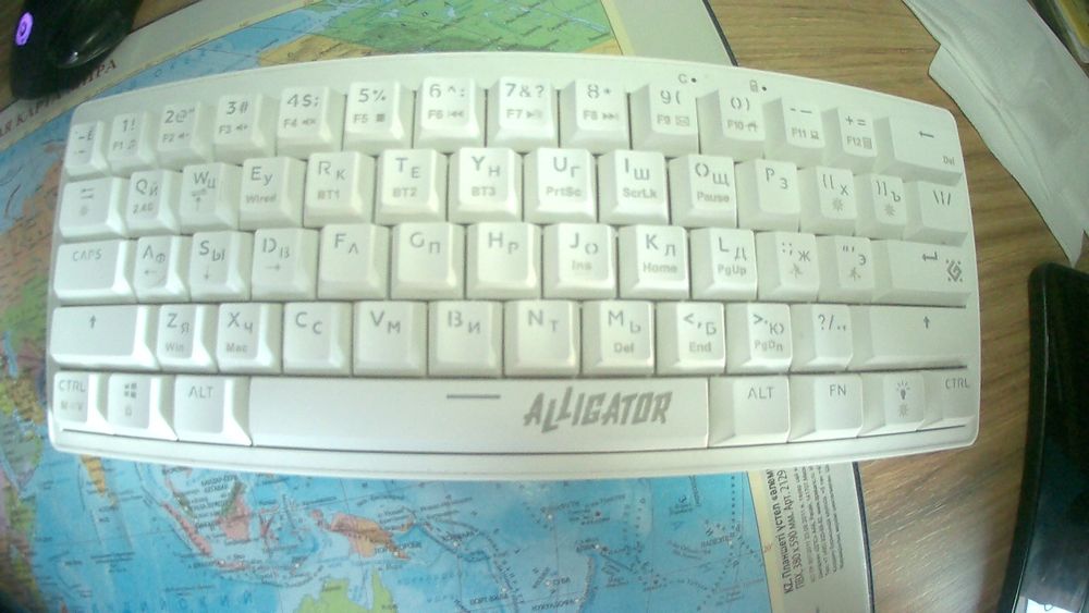 Клавиатура defender Alligator GK-315 white