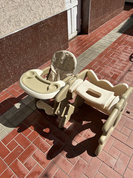 Детский стул трансформер для кормления