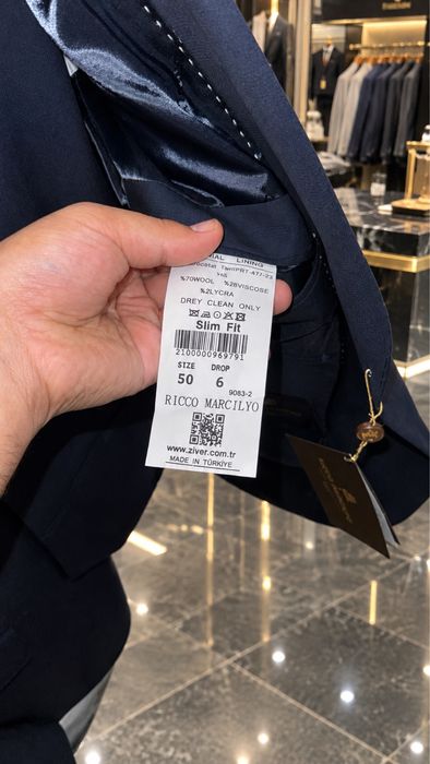 Italiya matosidan tikilgan premium Kastyum shim ( Тройка)