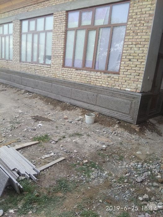 Гранит Мрамор Корка Травертин тош установка киламиз